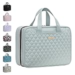 Everfun Hanging Travel Toiletry Bag Christmas Gifts for Women Traveling With Leakproof Compartment Makeup Cosmetic Organizer Dopp Kit Travel Accessories Essentials Must Have