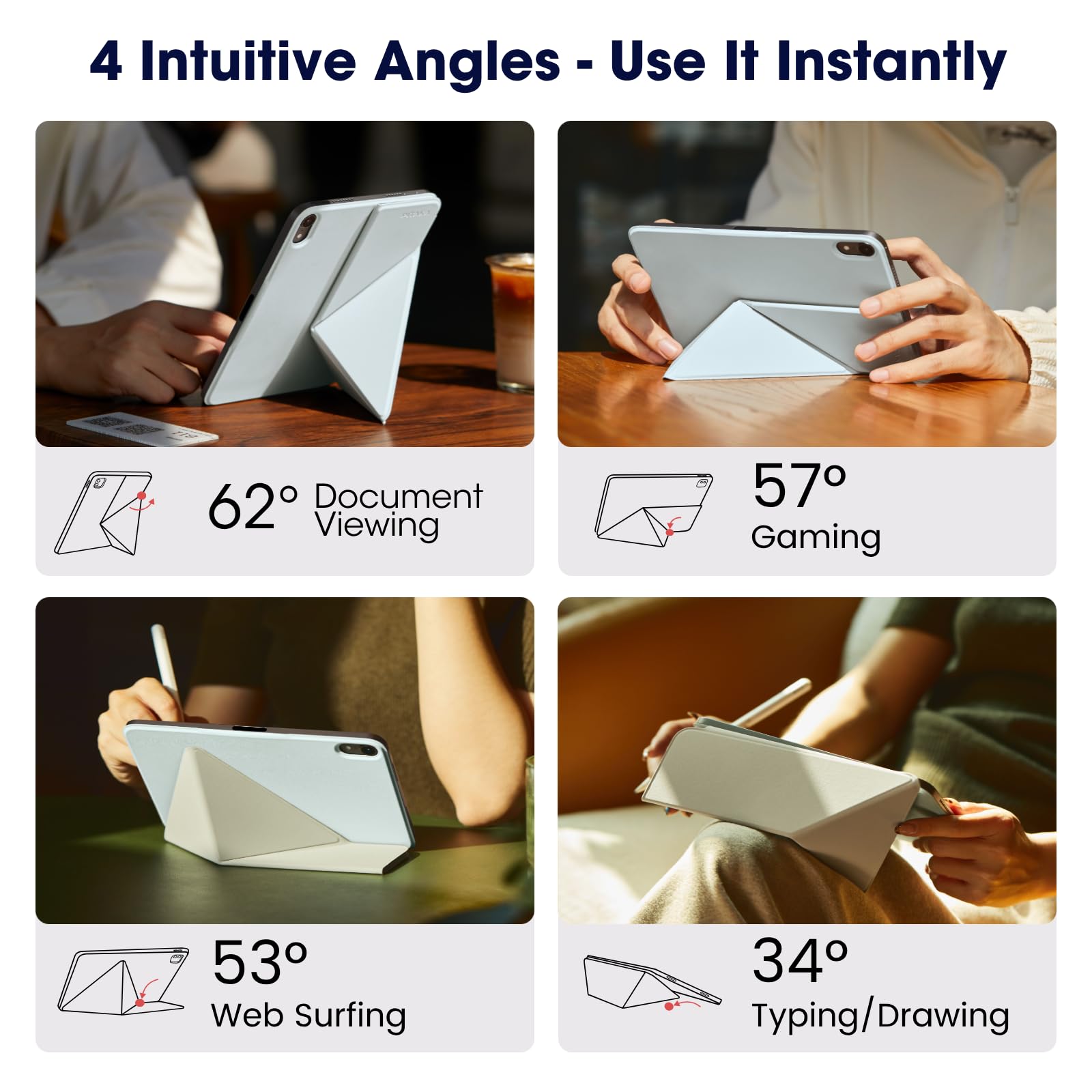 PITAKA iPad Mini 7 Case A17 Pro Magnetic with Pencil Holder
