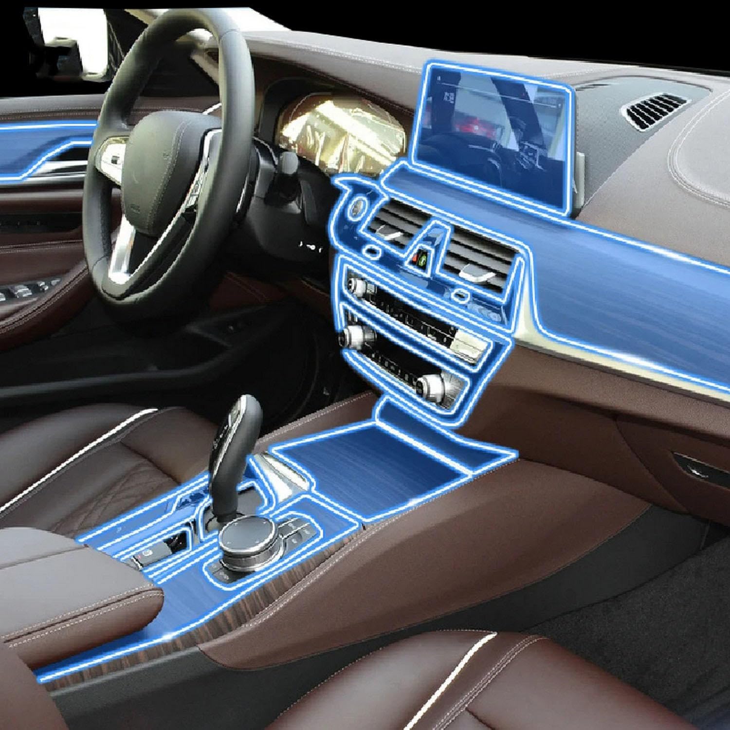 Protection écran GPS BMW G32 anti-rayures film transparent
