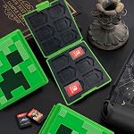 doepeBAE étui pour cartes de jeu pour Nintendo Switch, support portable pour cartes de jeu, étui de rangement rigide, organisateur de cartes Switch grande capacité avec 12 emplacements (M Vert)