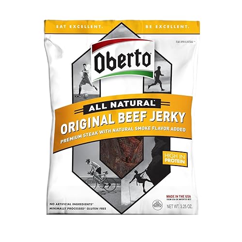 Oberto All Natural Original Carne Jerky paquete de 325 onzas paquete de 6