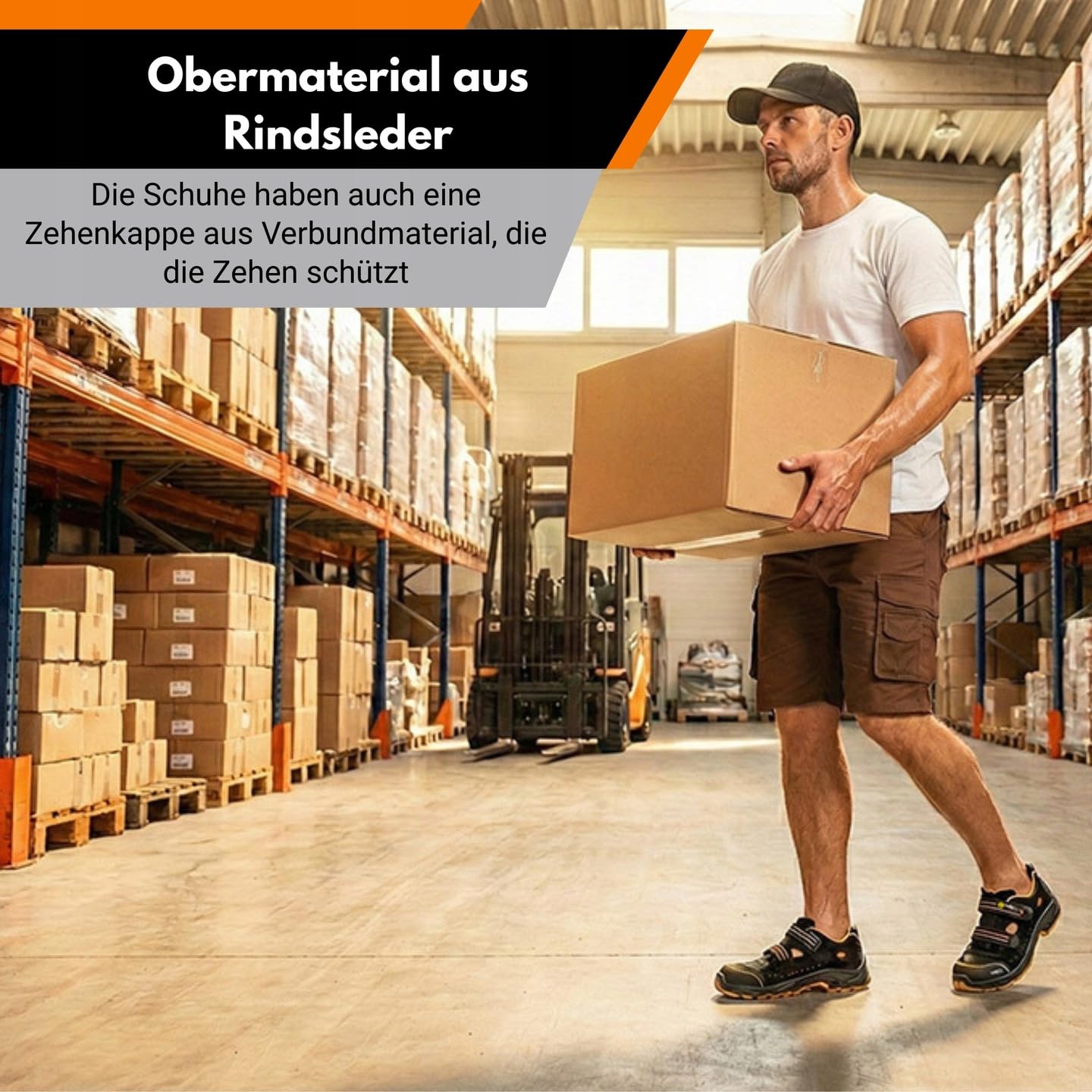 NEO TOOLS Sicherheitssandalen S1 ESD, Arbeitsschuhe mit Kompositkappe