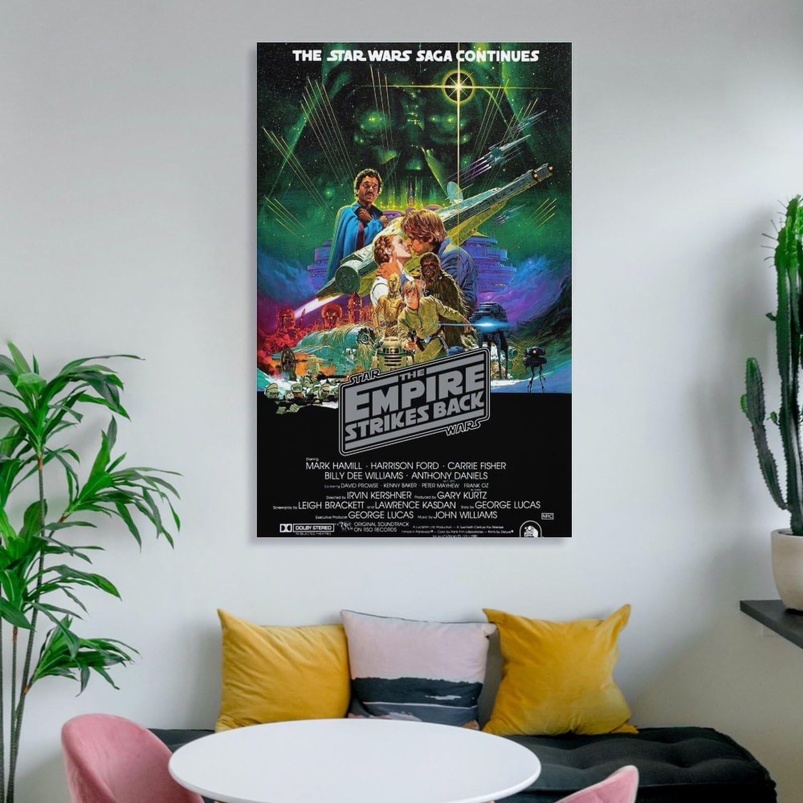 オリジナル絵画 スターウォーズ風のポスターとプリント月没の風景のポスター (7) 印刷