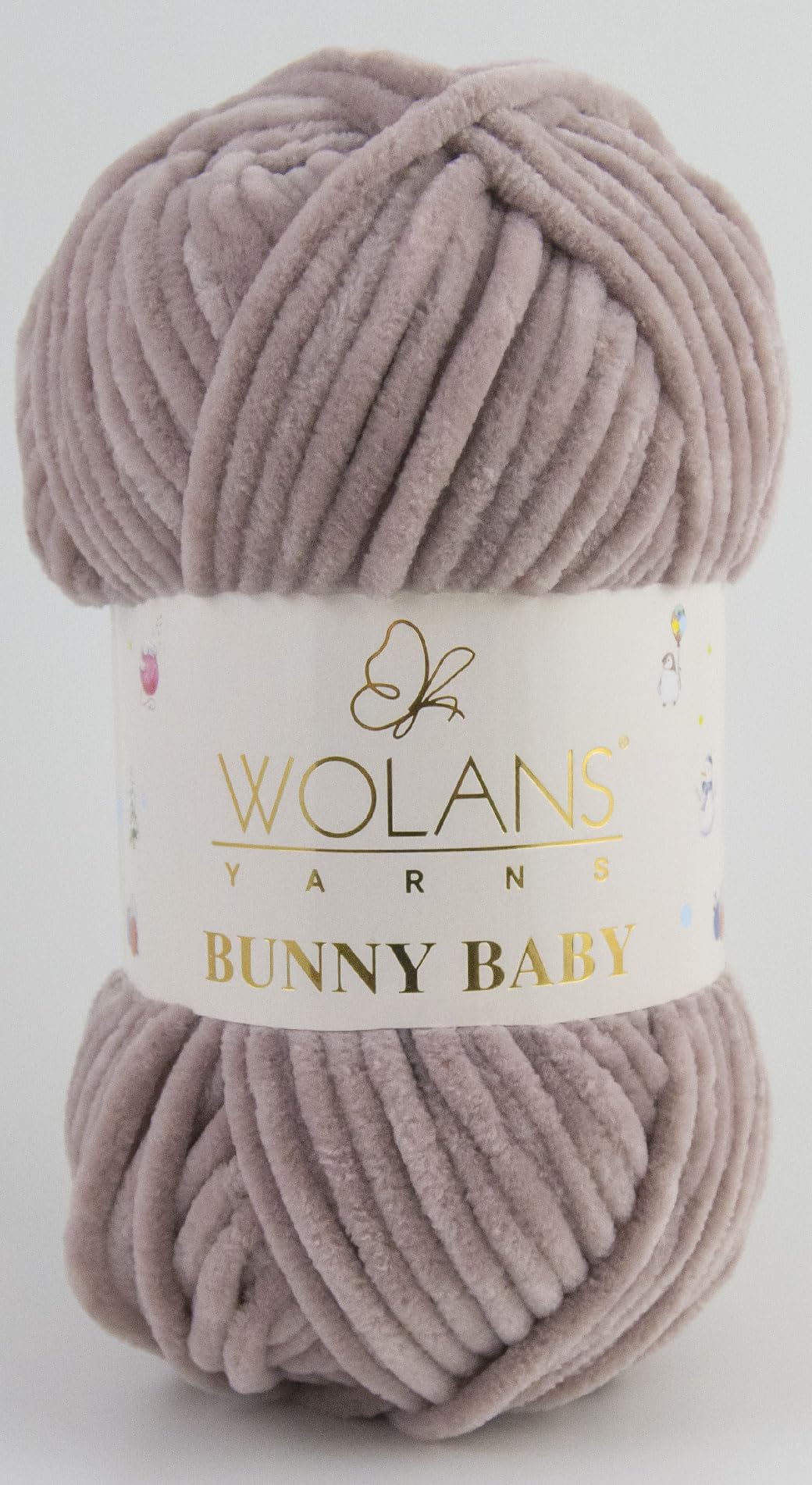 Wolans Bunny Baby Chenille Style Yarn Wool 70 Colours Available 100g Balls (Dark Powder Col 53)
