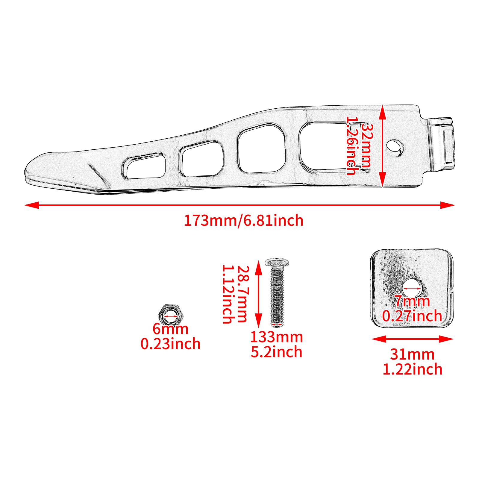 Estensione Cavalletto Per Harley Dyna 2007-2017 - Facilita L'Uso, Acciaio Resistente