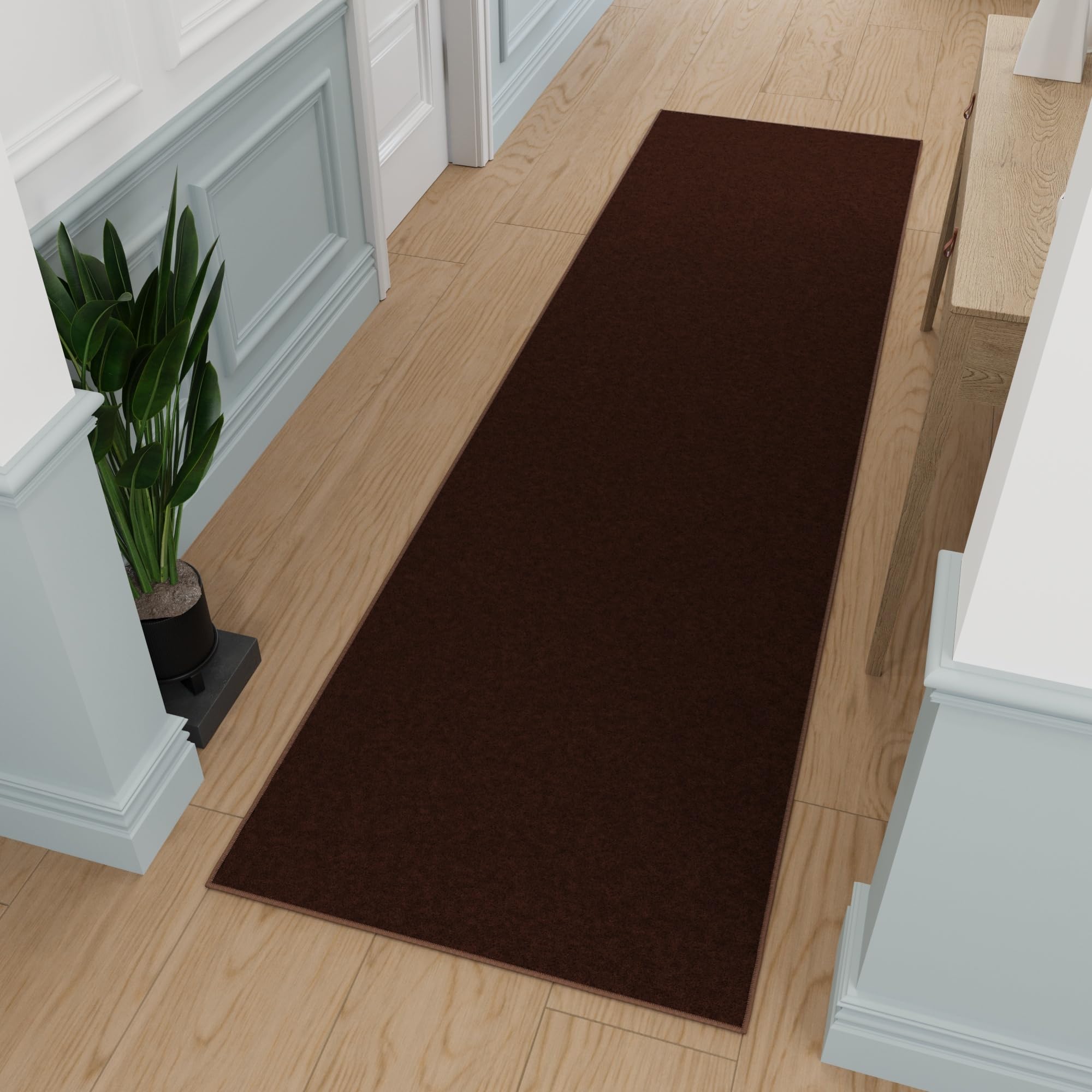 Ottomanson 3x10 Hallway Runner Rug – Non-Slip Kitchen Rugs