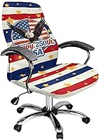 Vista 23 de Funda para silla de oficina de mármol morado, lavable, funda para silla de escritorio, fundas para silla de computadora para silla giratoria, silla