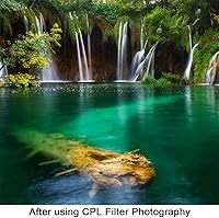 Vista 5 de Kit de filtro universal UV CPL FLD de 2.165 in Filtro de protección UV Filtro polarizador circular Filtro fluorescente con tapa de lente Reemplazo