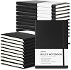 20 Pack Journals for Writing College Ruled Notebooks Journal in Bulk, Hardcover Notebooks (200Pages) for Note Talking, Lined Bullet Journals for Home School Office, 5.7x8.4, Black