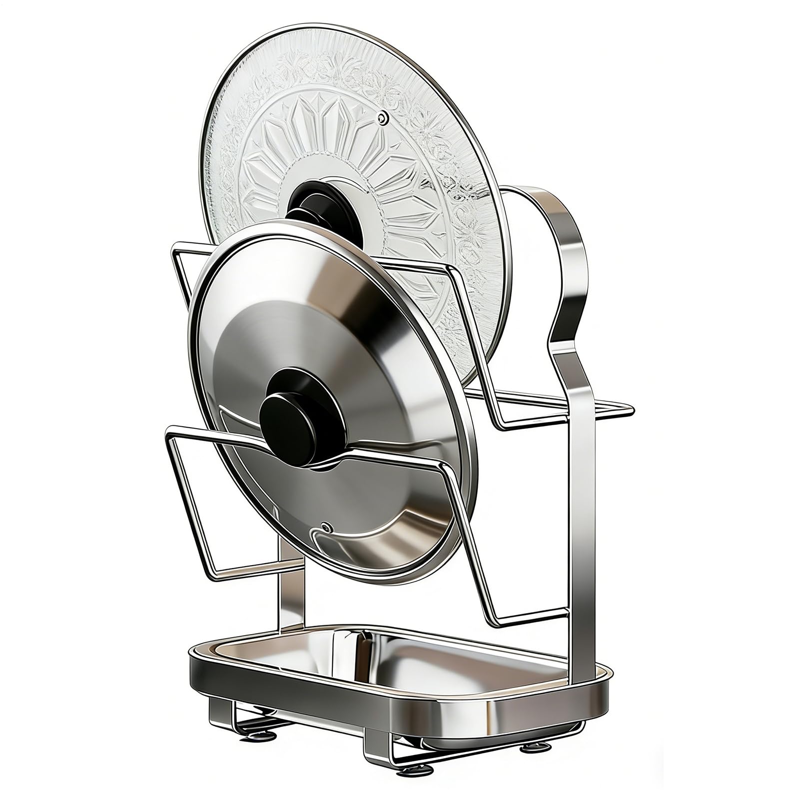 Organisateur de couvercles pour dortoir et appartement, support gain de place pour studio