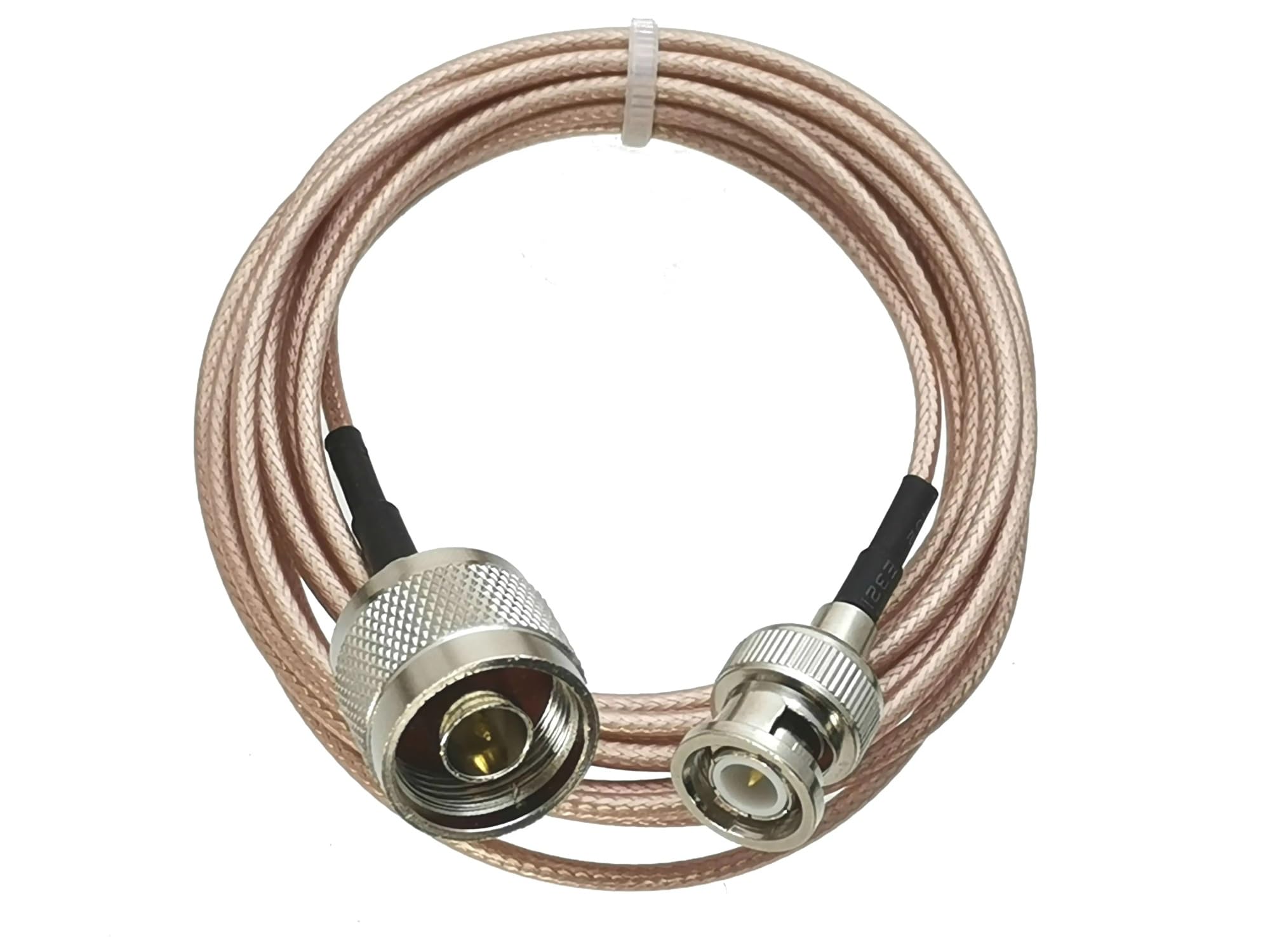 GUYTRM Kabel RG316, wtyk męski N do wtyku męskiego, złącze RF, prosty pigtail, 4 cale ~ 10 m lingli(6FT (2M))