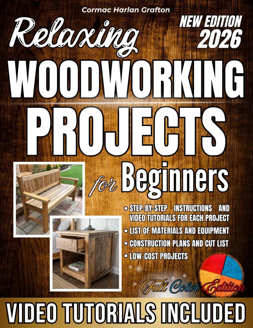 Relaxing Woodworking Projects for Beginners: A Practical Handbook with Clear Instructions, Complete Steps, and Real Photos for Creating Unique Objects and Building Hands-On Skills Without Crazy Costs      Paperback – October 21, 2025