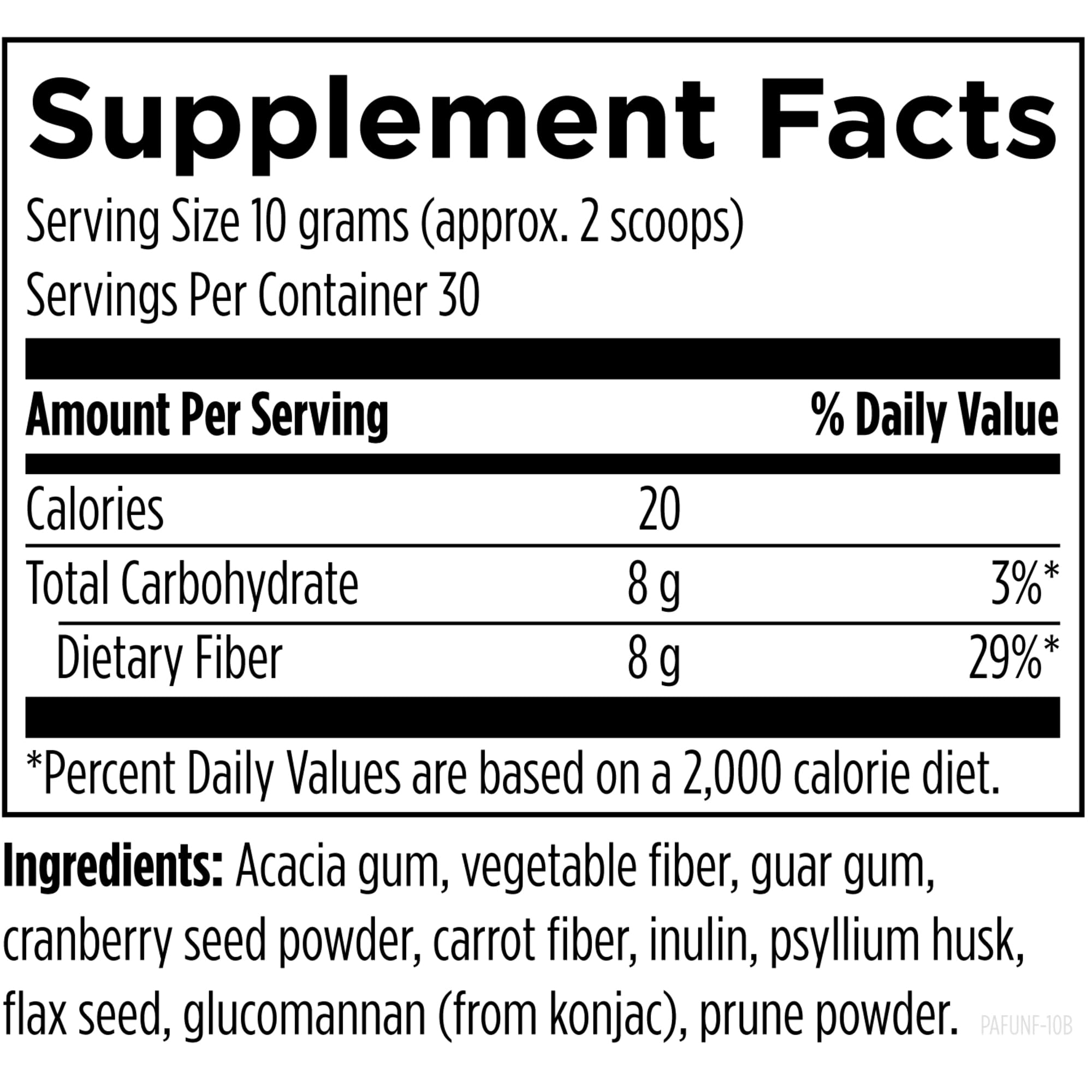 Designs for Health Fiber Prebiotic Complete, Unflavored, 30 Servings — Amazon image 6