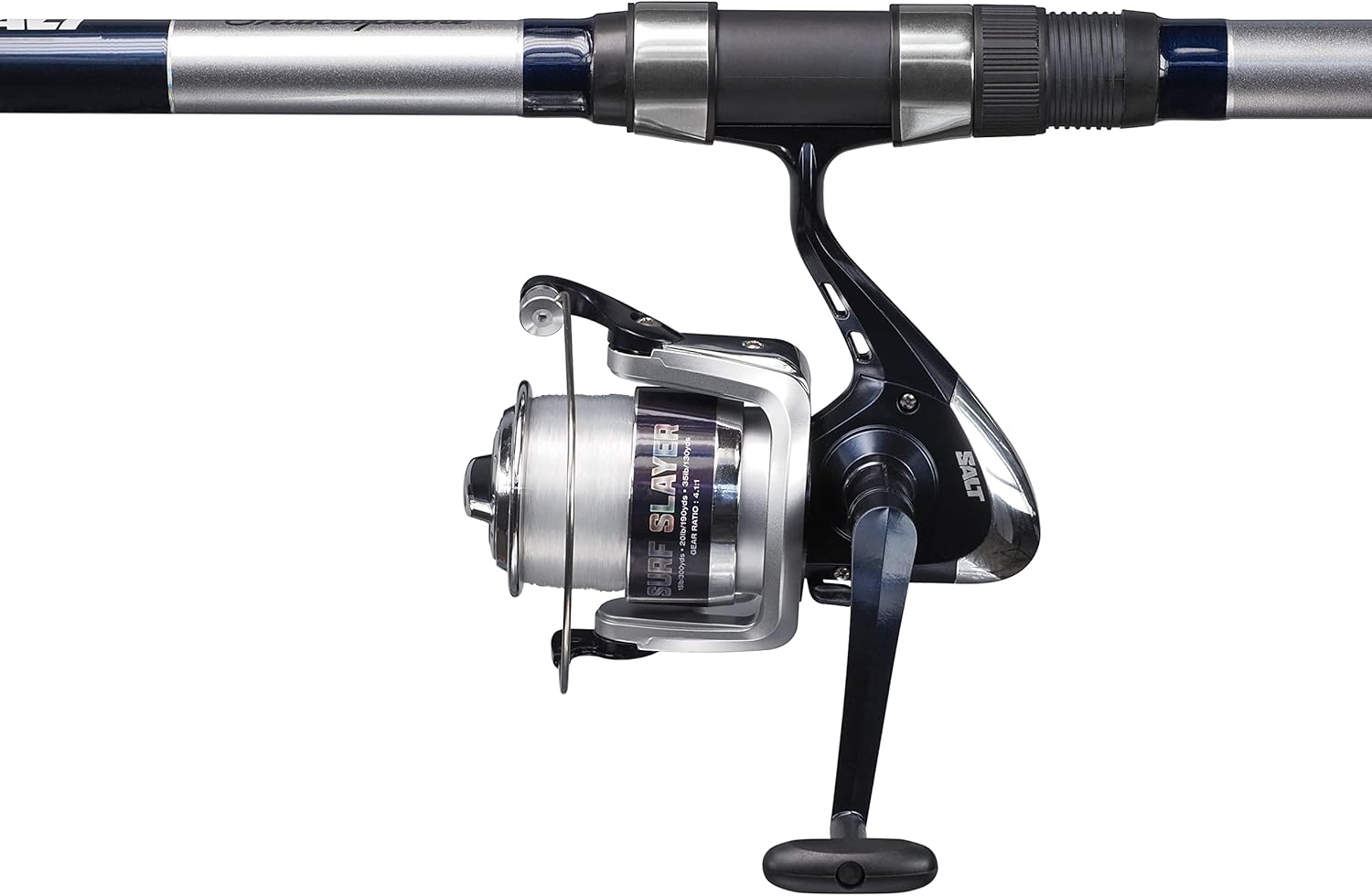 Shakespeare SALT Surf Slayer Combo Set, Fishing Rod and Reel Combo, Spinning Combo Includes Hard Case Tackle Box - Image 3