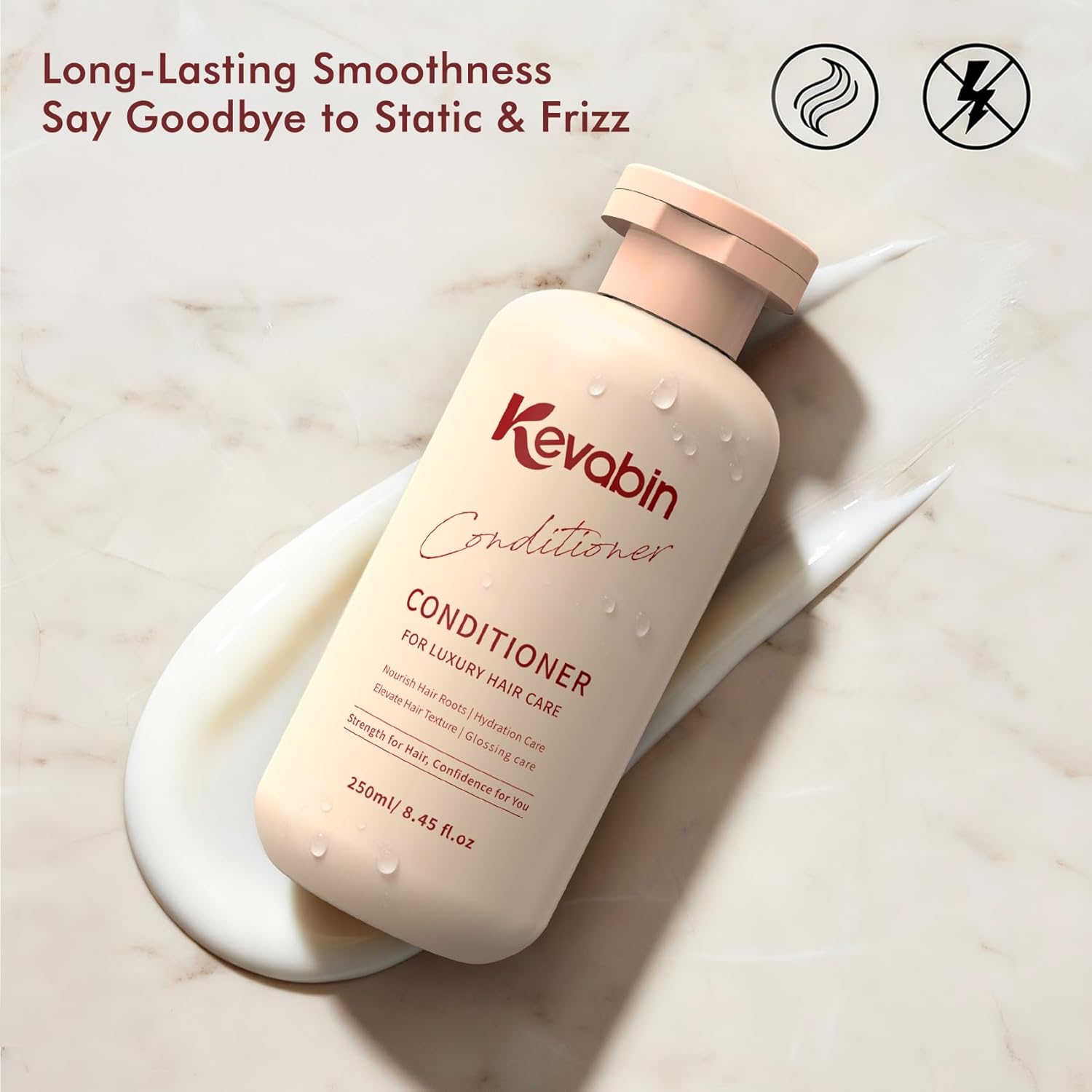 Conditioner for Hair Care - Hair Conditioner for Women & Men for Dry Damaged Repair, Smooths & Softens for Hydrating Moisturizing with Tremella Ganoderma Lucidum Extract for All Hair-Types - Image 3