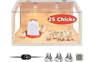 Intelligent Brooder Box with 2 Heat Lamps