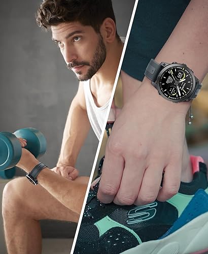 Miniatura 5 de NotoCity Correa de reloj compatible con Fenix 5 Band de 0.866 in de ancho de silicona suave para Fenix 5 PlusFenix 6Fenix 6 ProFenix 7exipForerunner