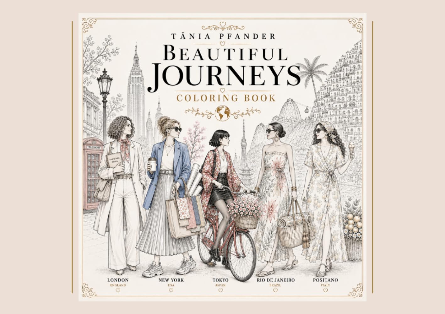 Beautiful Journeys: Coloring Book