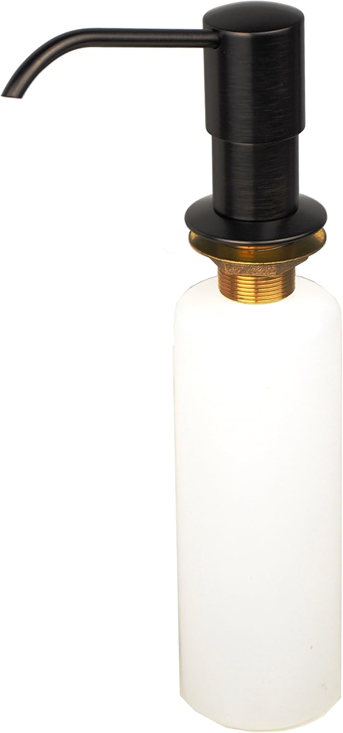 Laguna Brass Kitchen Sink Soap/Lotion Dispenser, Oil Rubbed Bronze Finish
