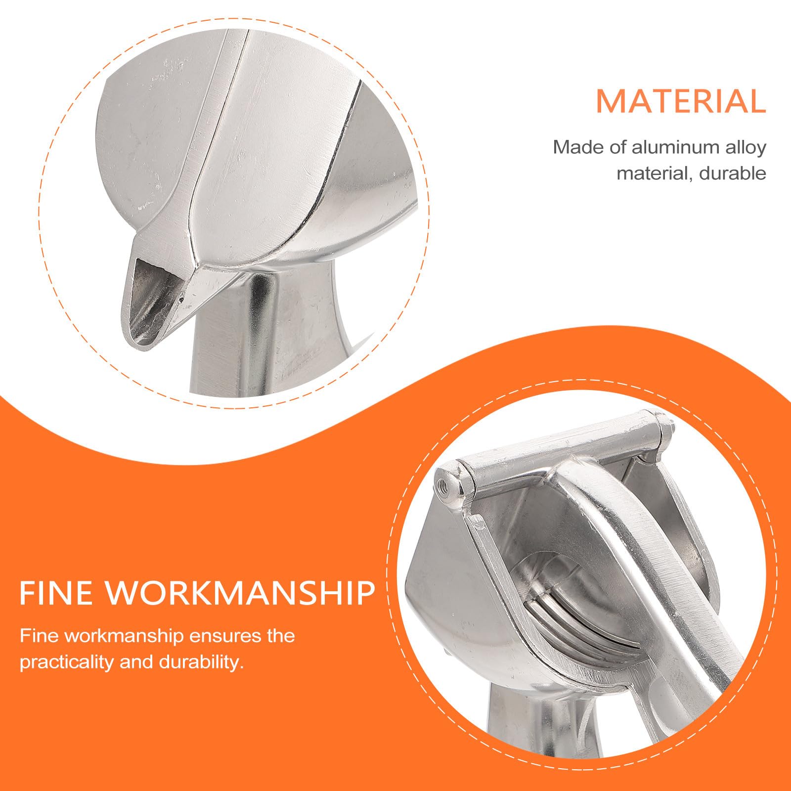 Exprimidor Fácil de Manual de Aleación Aluminio de Frutas Almacenamiento Diseño Estable y Conveniente Práctico para Uso Doméstico