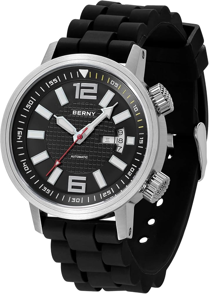 Amazon.com: BERNY Automatic Mechanical Dive Watch for Men Self