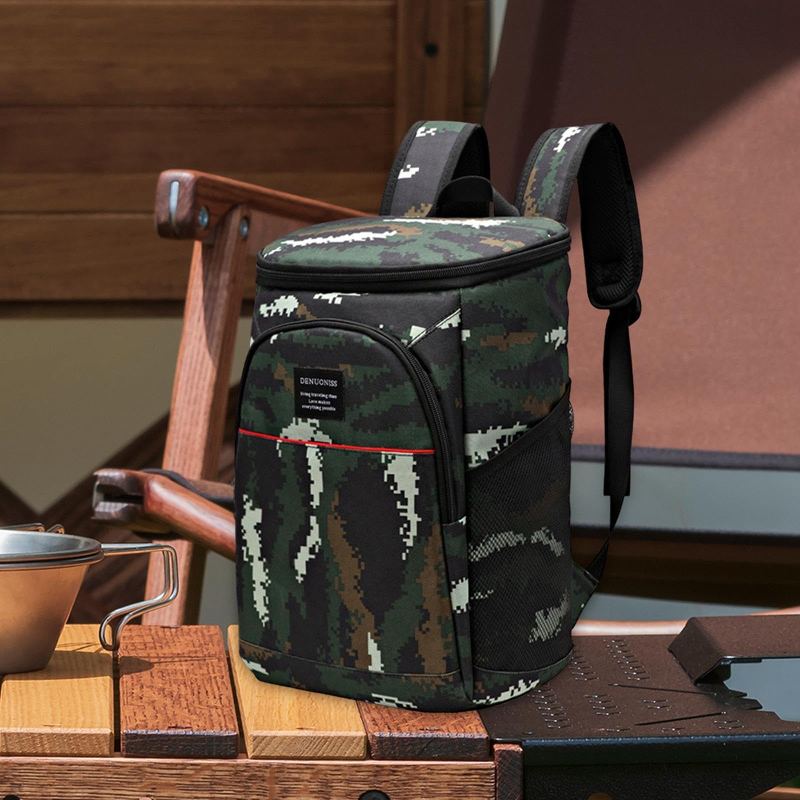 F Fityle Mochila Nevera Isotérmica, Bolsa Térmica Ligera de Gran Capacidad, Bolsa de Picnic Portátil para Mantener La Comida Fría O Caliente para Fiestas en La