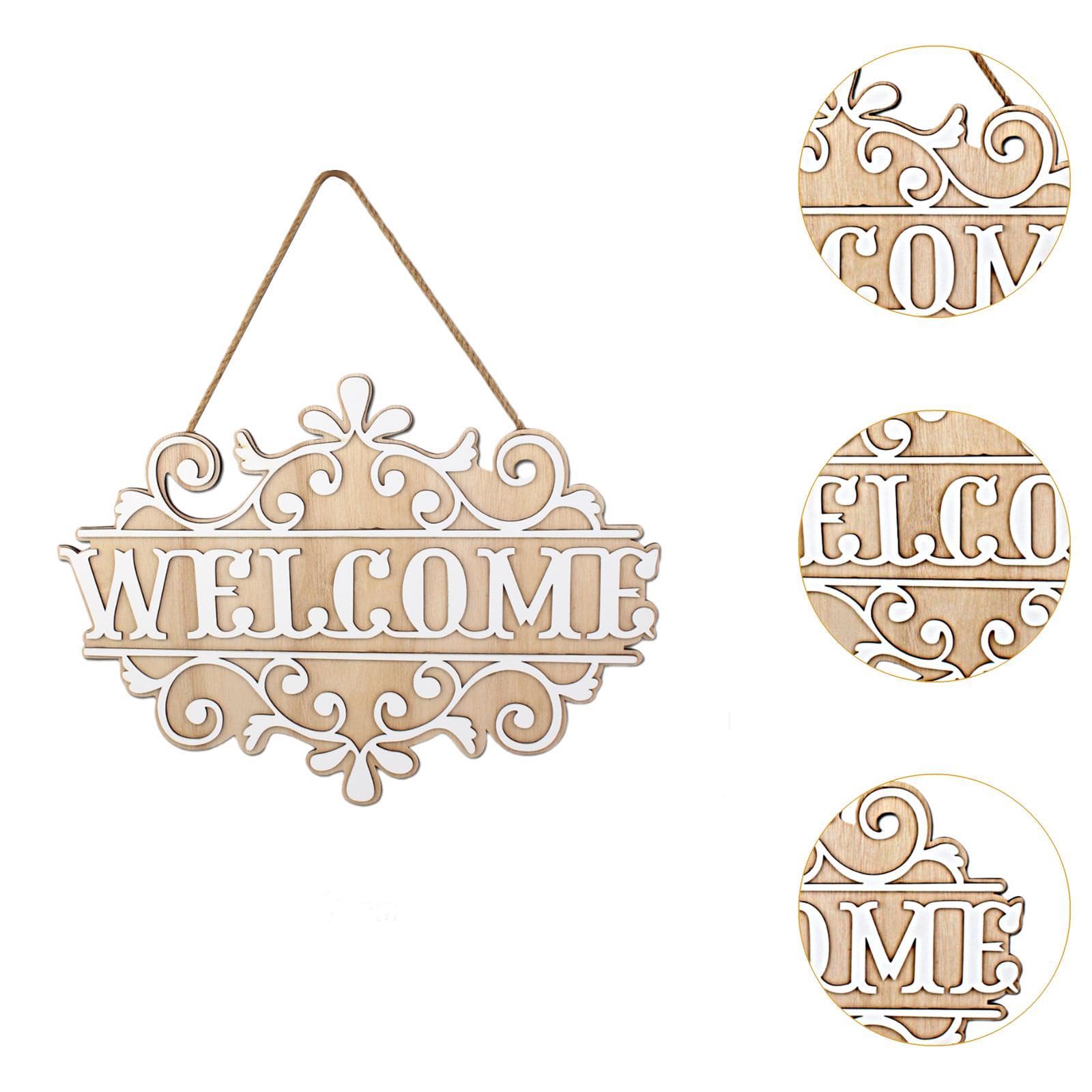 XLWLLNJ Placa Welcome Welcome Placa de Weld Welcom | Amazon.com.br