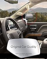 Vista 4 de Espejo lateral del pasajero para Chevrolet Silverado GMC Sierra 1500 2500 HD 3500 HD 2014-2019 Espejo retrovisor eléctrico con luz LED de señal