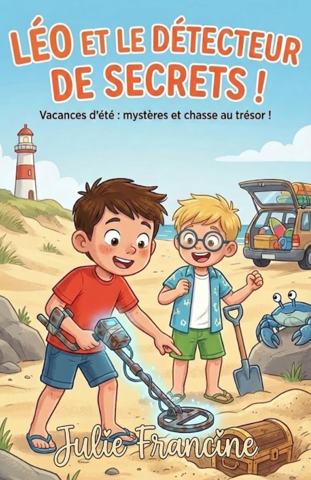 Léo et le Détecteur de Secrets !: Livre pour enfants (6-9 ans) : Quand une drôle de machine révèle les mystères des vacances ! (Mes Premières Lectures Rigolotes (6-9 ans))
