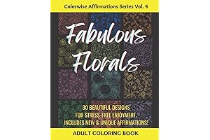 Colorwise Affirmations: Stress-Relieving Adult Coloring Book with Affirmations