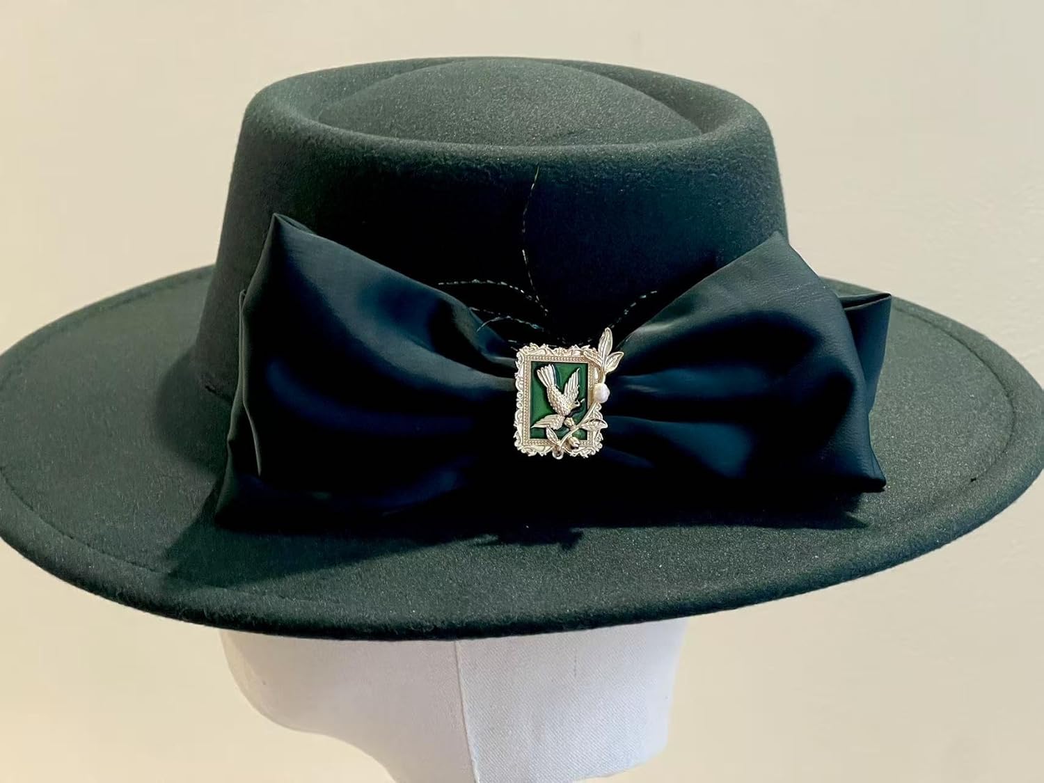 Classic Wide Brim Fedora Hat for Women Floppy Panama Hat for Party Wedding Fascinator Hat with Band Sun Protection 2025 - Image 8