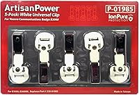 Vista 1 de Caja de 5: Clip Universal Blanco para Insignia de Comunicaciones Vocera B3000. 230-01985