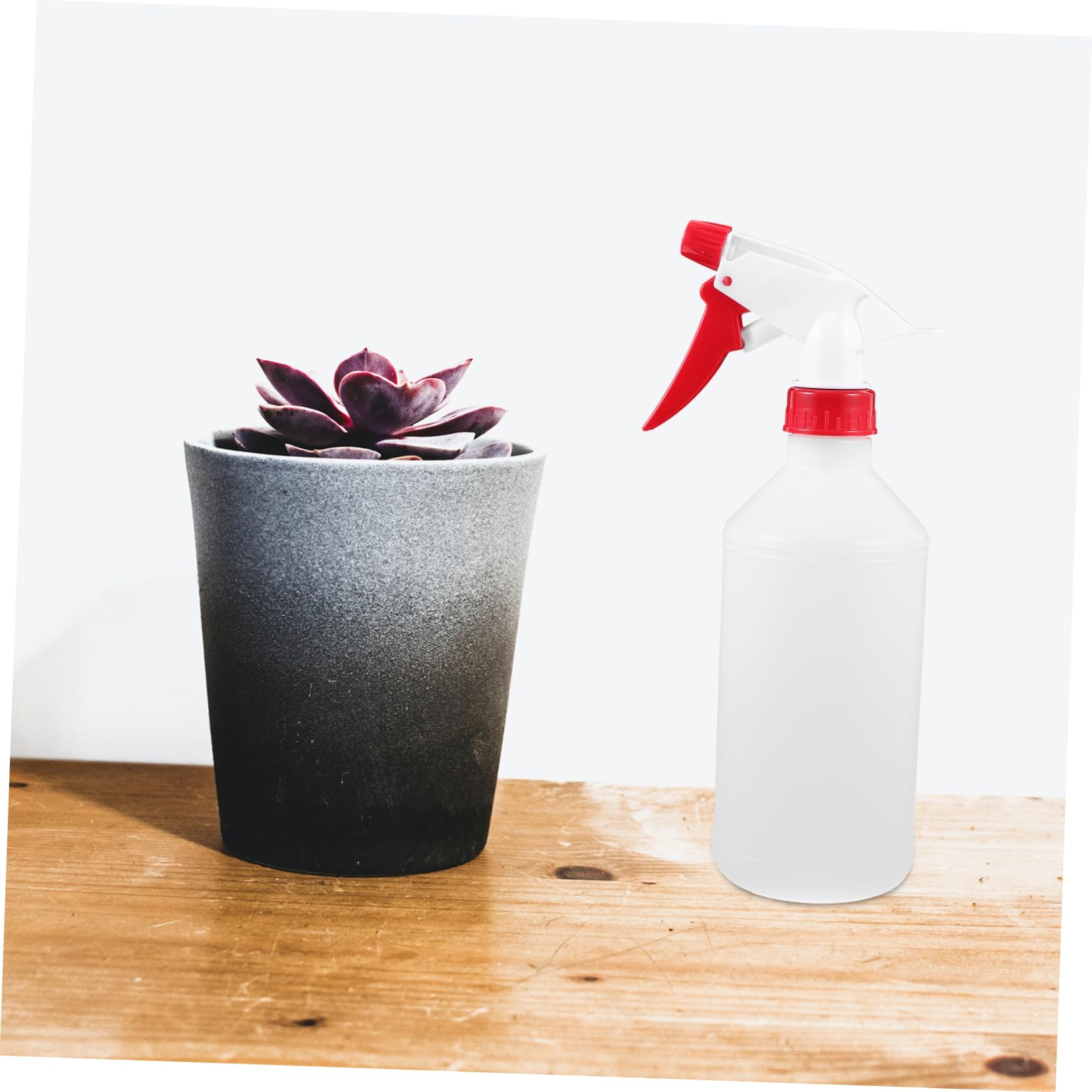UKCOCO Botella Pulverizadora de Agua Vacía 500 Ml para Jardinería y Limpieza del Hogar, Pack 6 Unidades, Pulverizador Plástico Ergonómico Sellado para Uso en Salón y Color Aleatorio
