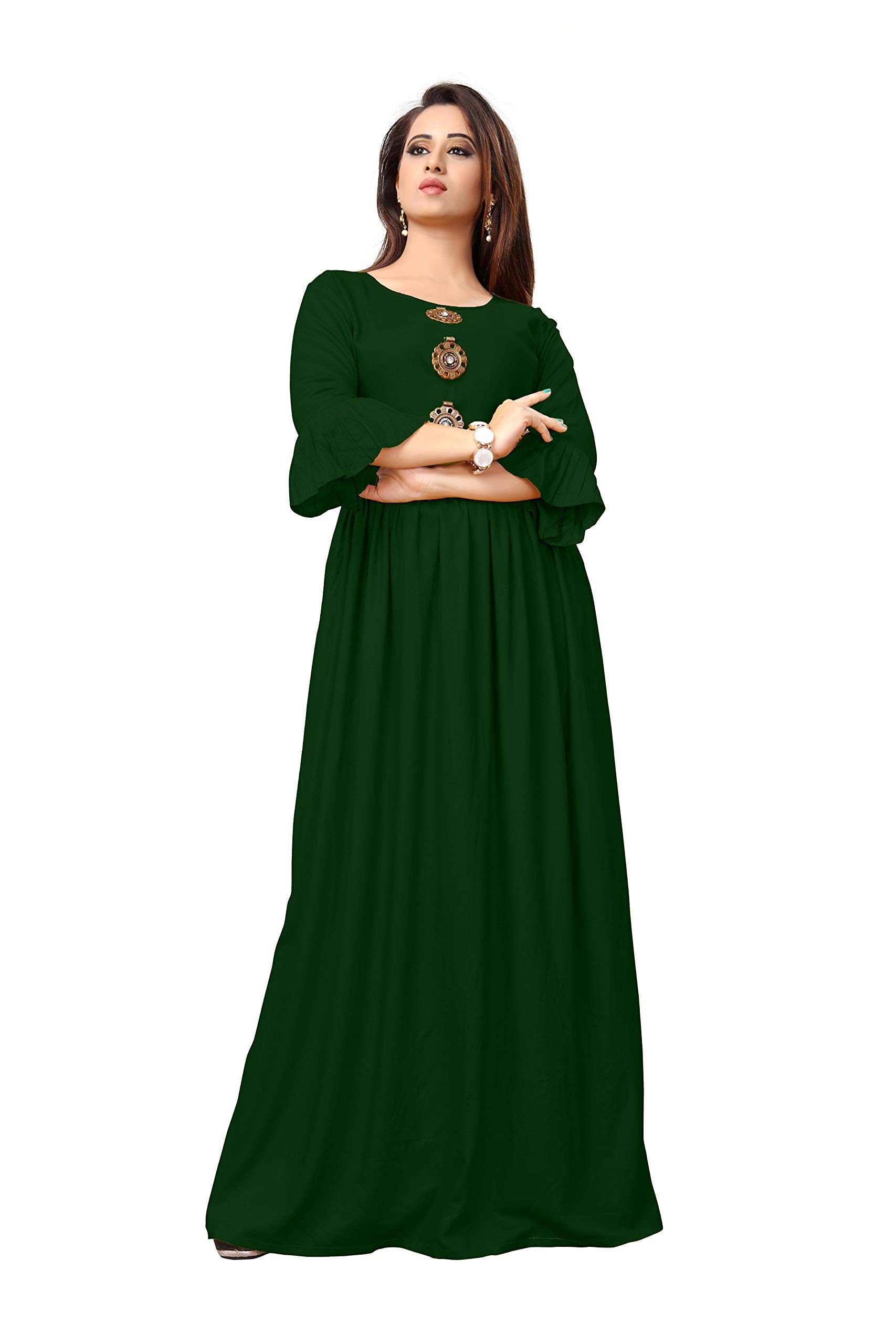 Hetvi CreationWomen's Maxi Western Dress