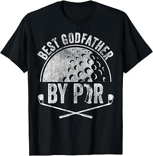 Best Godfather By Par Shirt Golf Lover Sports Gift Golf T-Shirt
