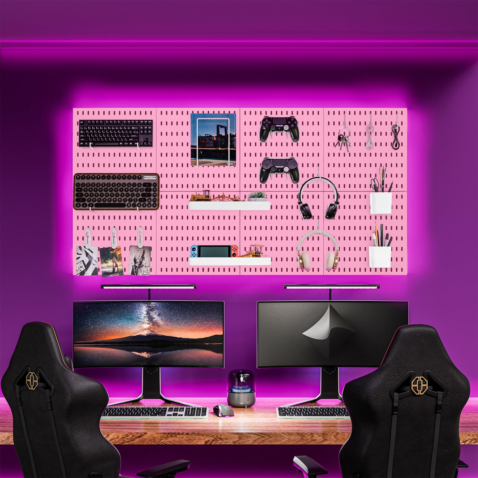 Tablero Perforado De Madera, Kit Organizador De Pared Combinado, Tableros Perforados Para Exhibir Adornos, Panel De Herramientas Con Clavijas Para El Hogar Y La Oficina, Fácil De Montar (40 X 60 Cm