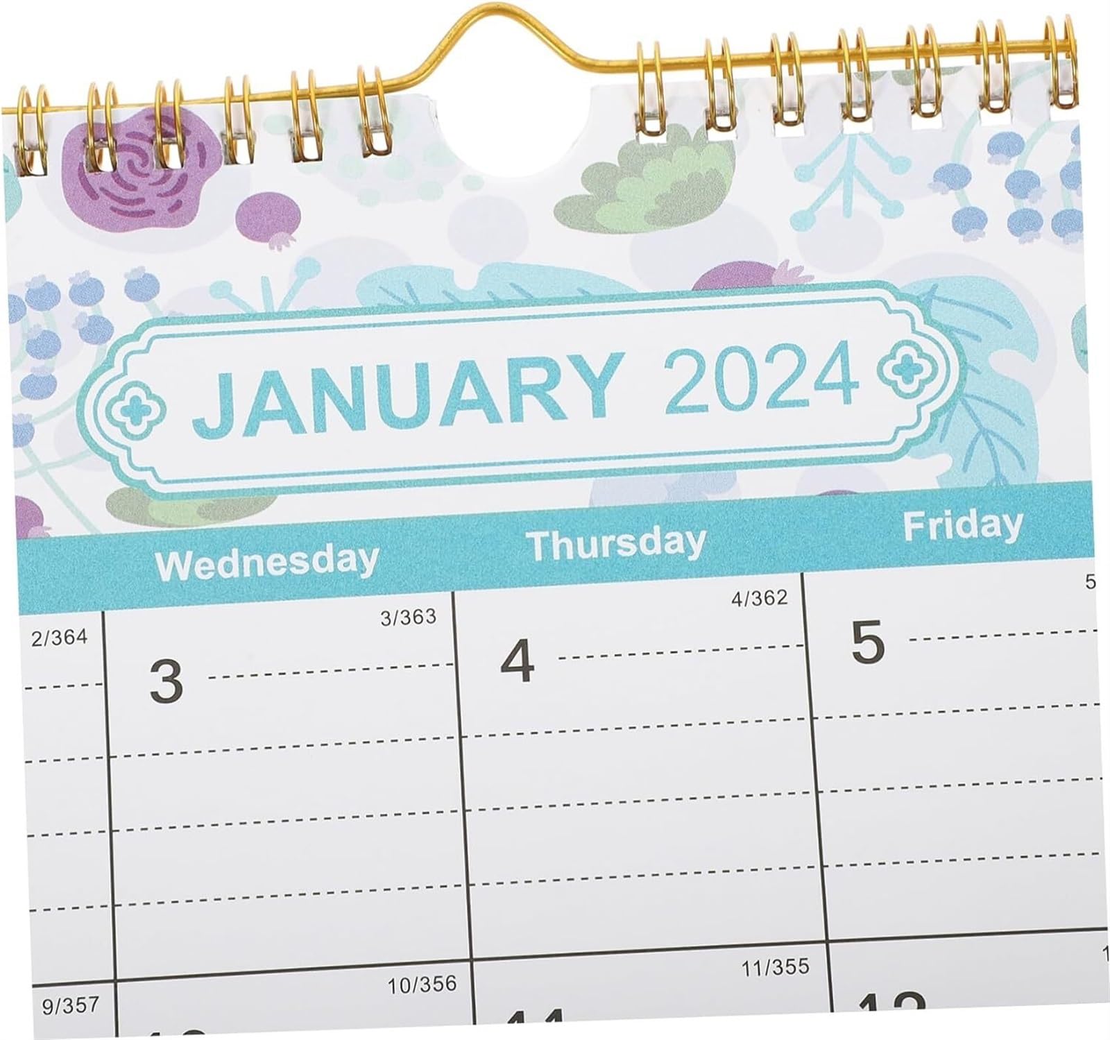 Familienplaner Kalender 2024 Wandkalender 2024 DEZ. 2024, Dickes Papier, Perfekt Für Die Planung In Schule, Büro Und Zuhause Kalender 2024 (Color : A, Size : 3pcs)