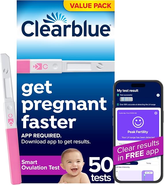Clearblue Smart Ovulation Test 50 Tests