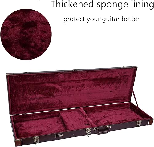 Miniatura 93 de Crossrock Caja de madera para guitarras estilo bajo de precisión derecha Tweed de vinilo (CRW620PBTW)