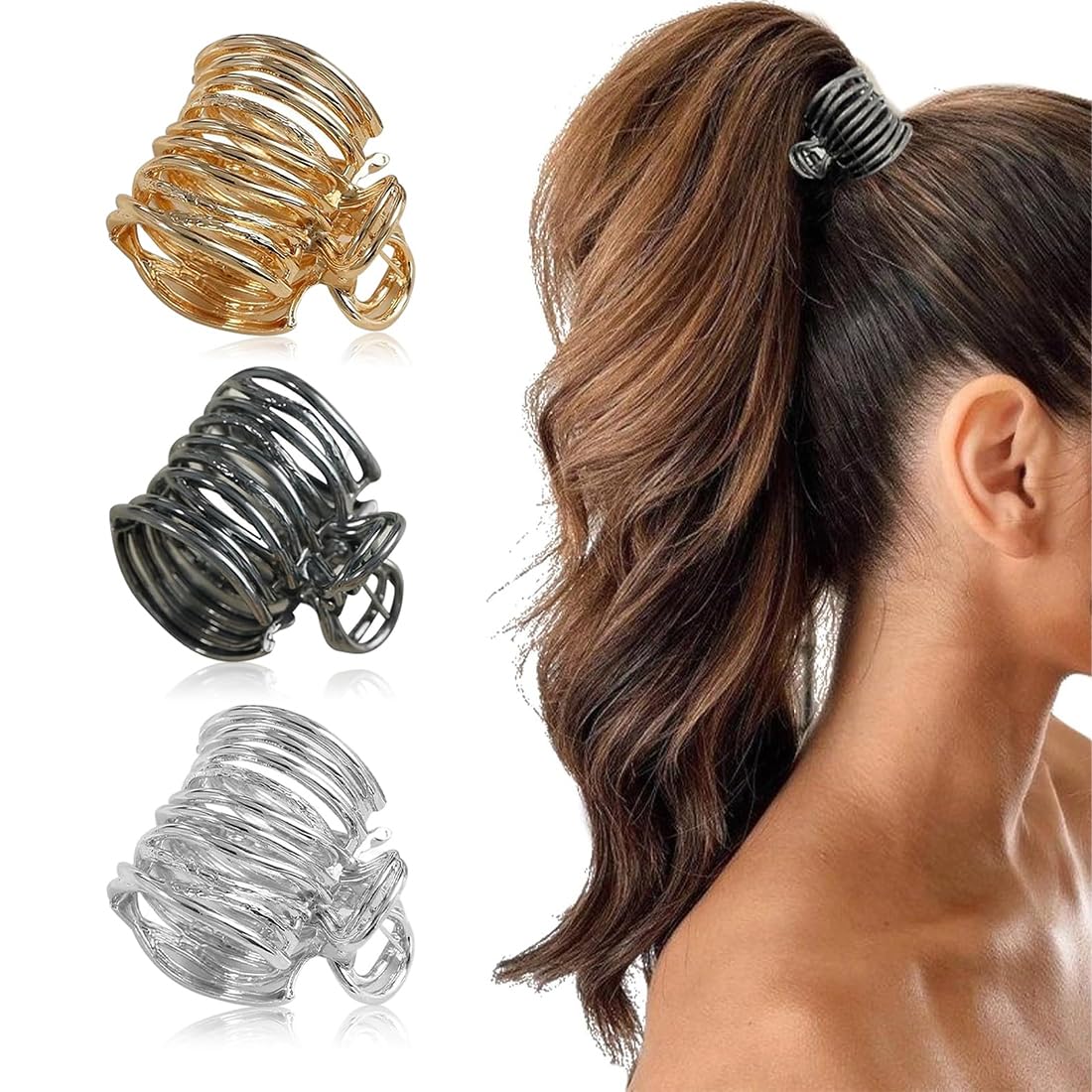 Fermagli Cappelli Donna 8pcs 7cm Mollette Capelli Makeup Senza Piega e Styling dei Capelli Hair clip Ezppuu127