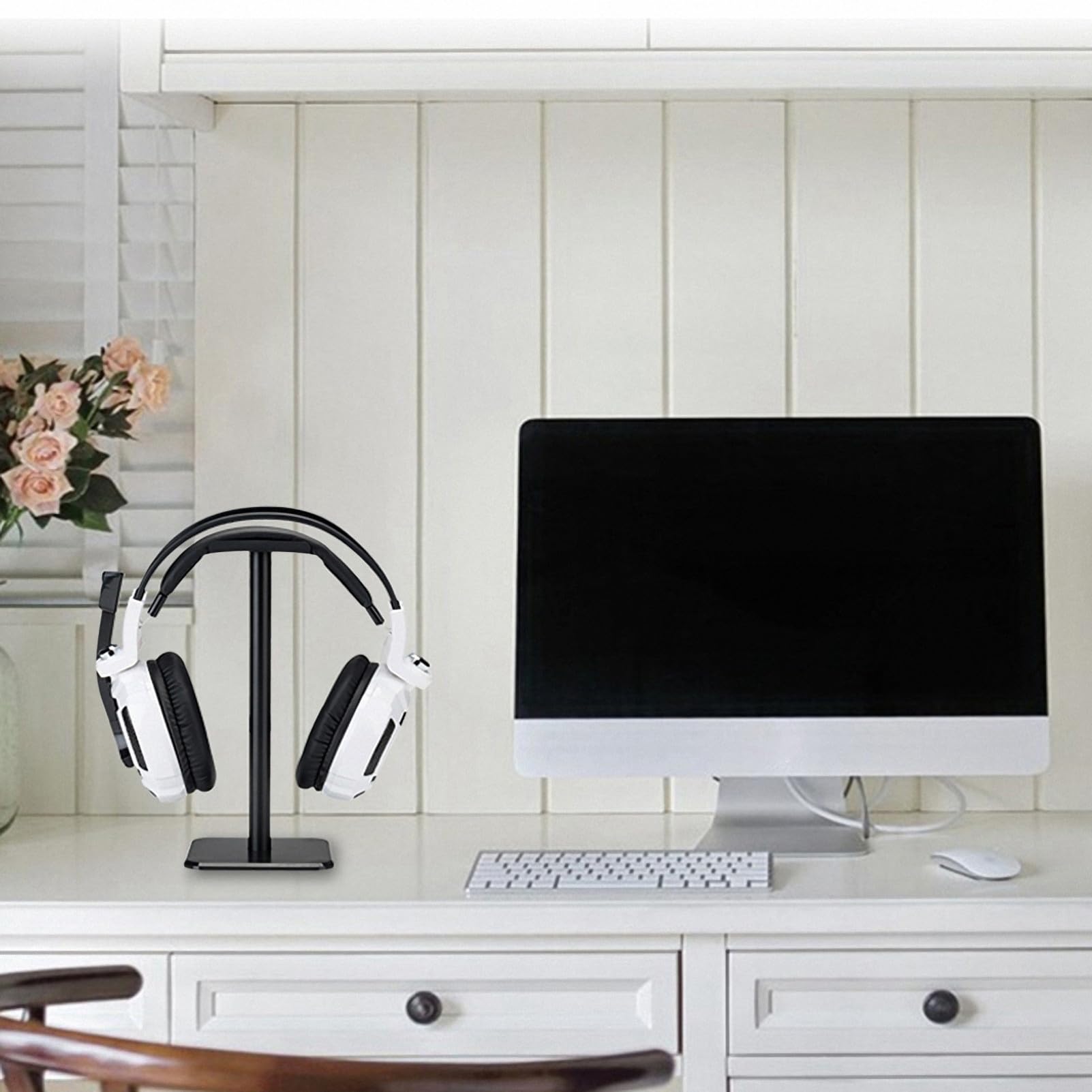 Uonlytech 3pièces Support De Casque Gaming Antidérapant Rack De Présentation pour Écouteurs Support De Bureau Stable Et Élégant