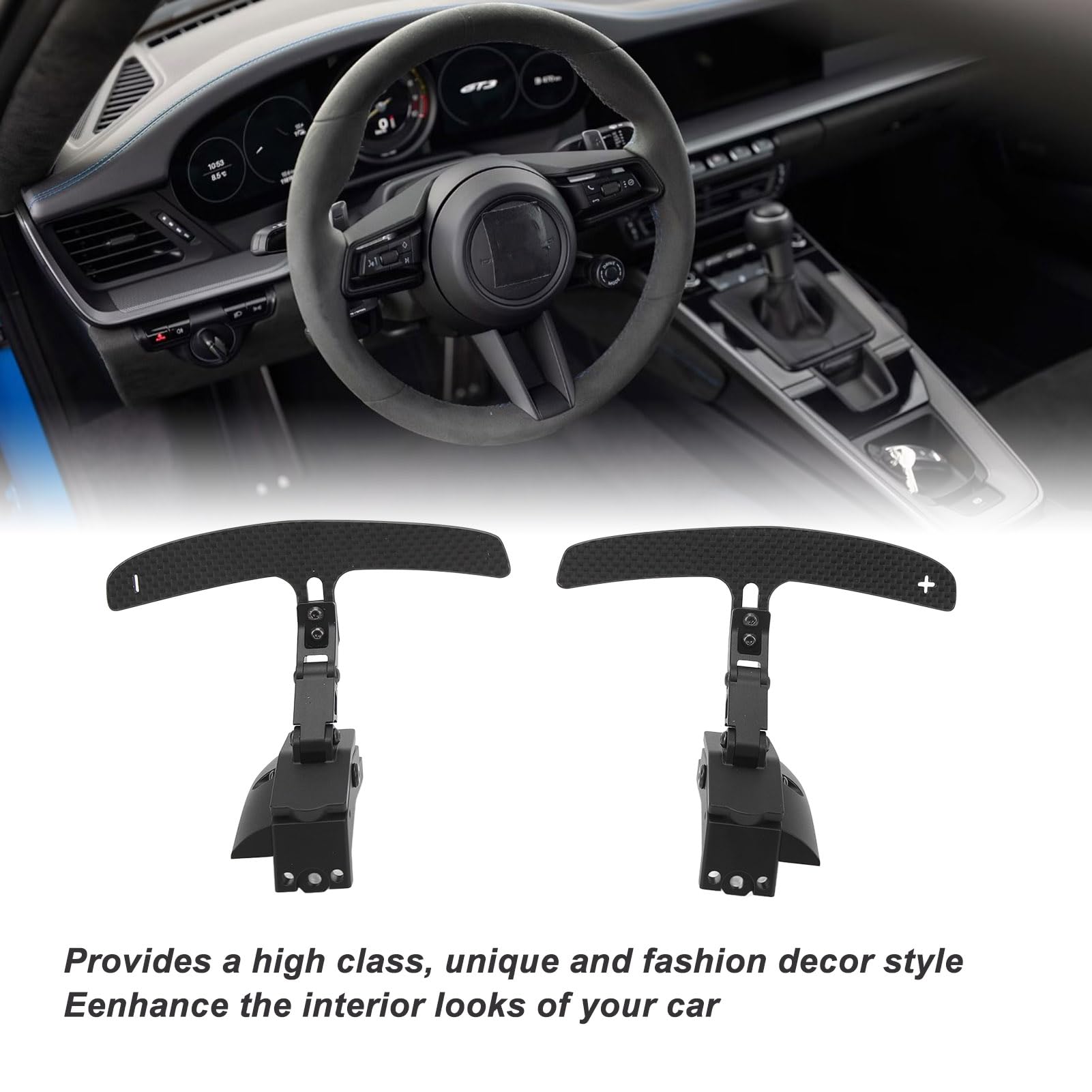 汎用カーボンパドルシフト Amazon.co.jp: ステアリングホイールシフトパドル磁気カーボン