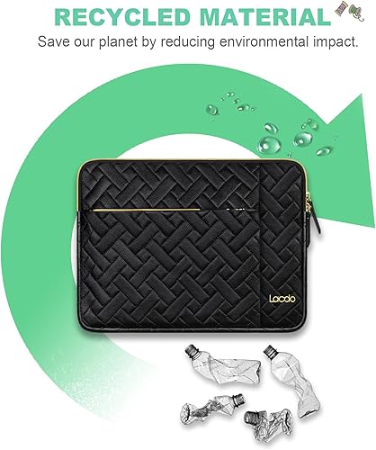 Miniatura 71 de Lacdo - Fundas impermeables para computadoras portátiles de 11 a 15.6 pulgadas, bolsa para computadora portátil, maletín para ultrabook