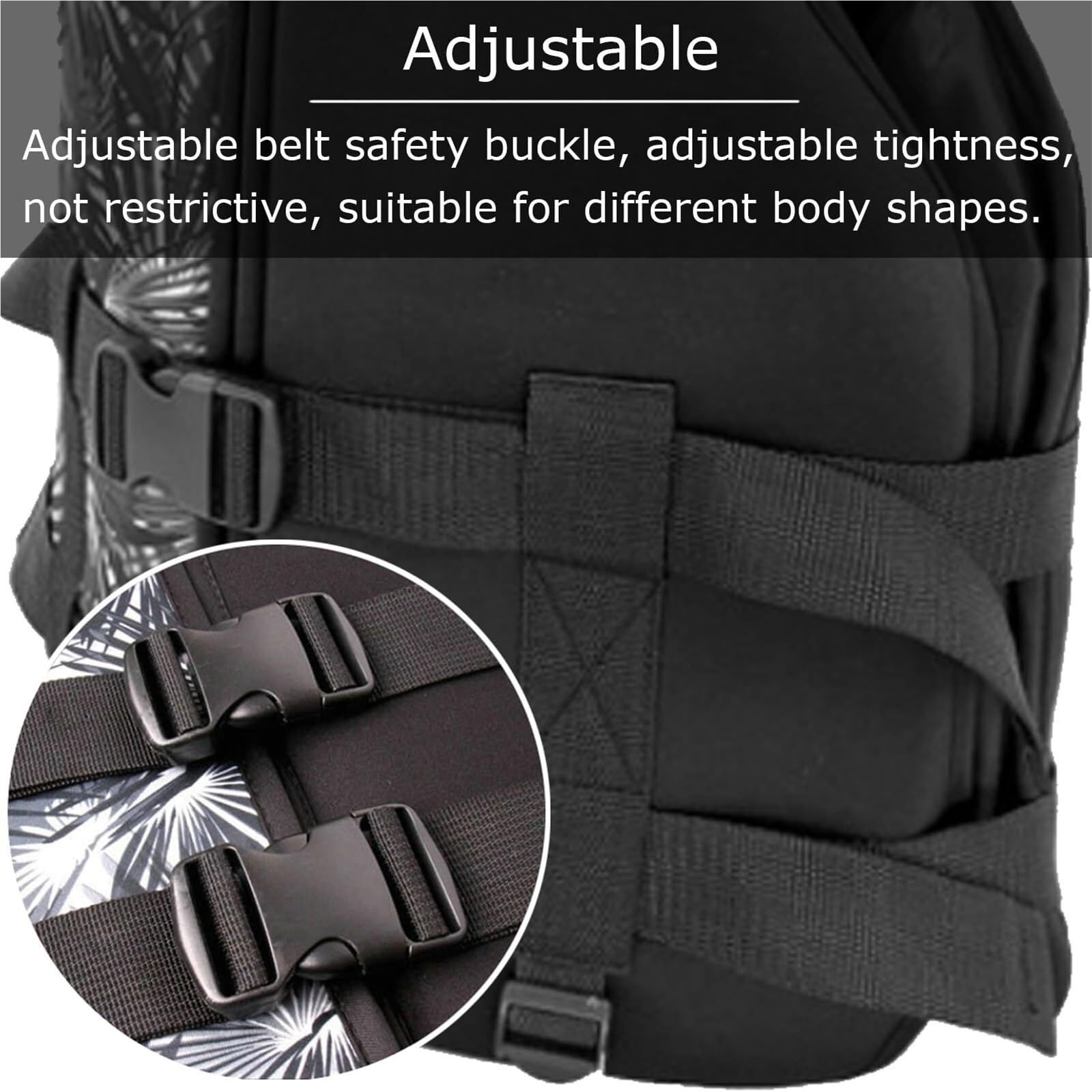 Chaleco de Kayak Alta Flotabilidad Doble Ajuste Diseño Arqueado