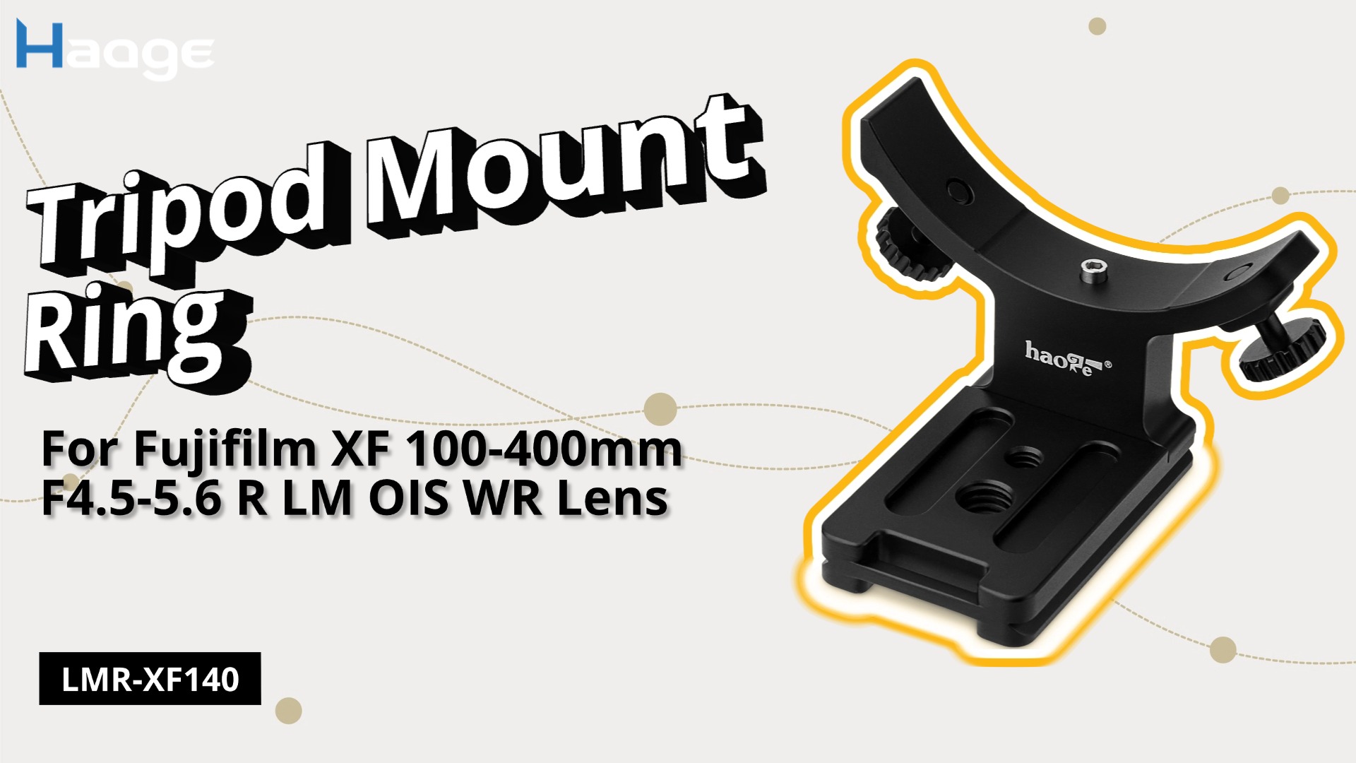 Amazon.com : Haoge LMR-XF140 Lens Collar Replacement Foot Tripod