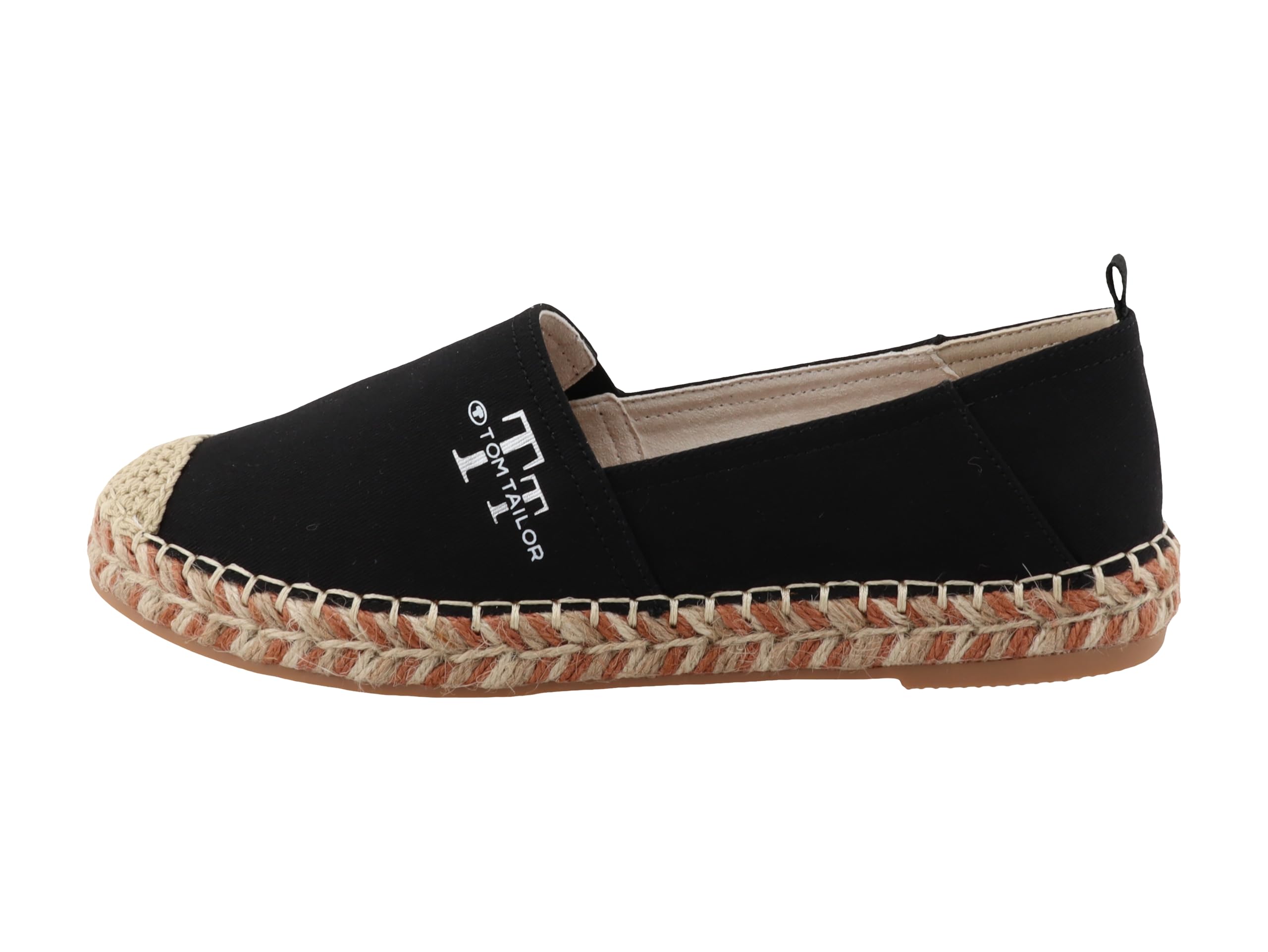 TOM TAILOR Women's 7490250003 Flat Slipper, Black, 8.5 UK