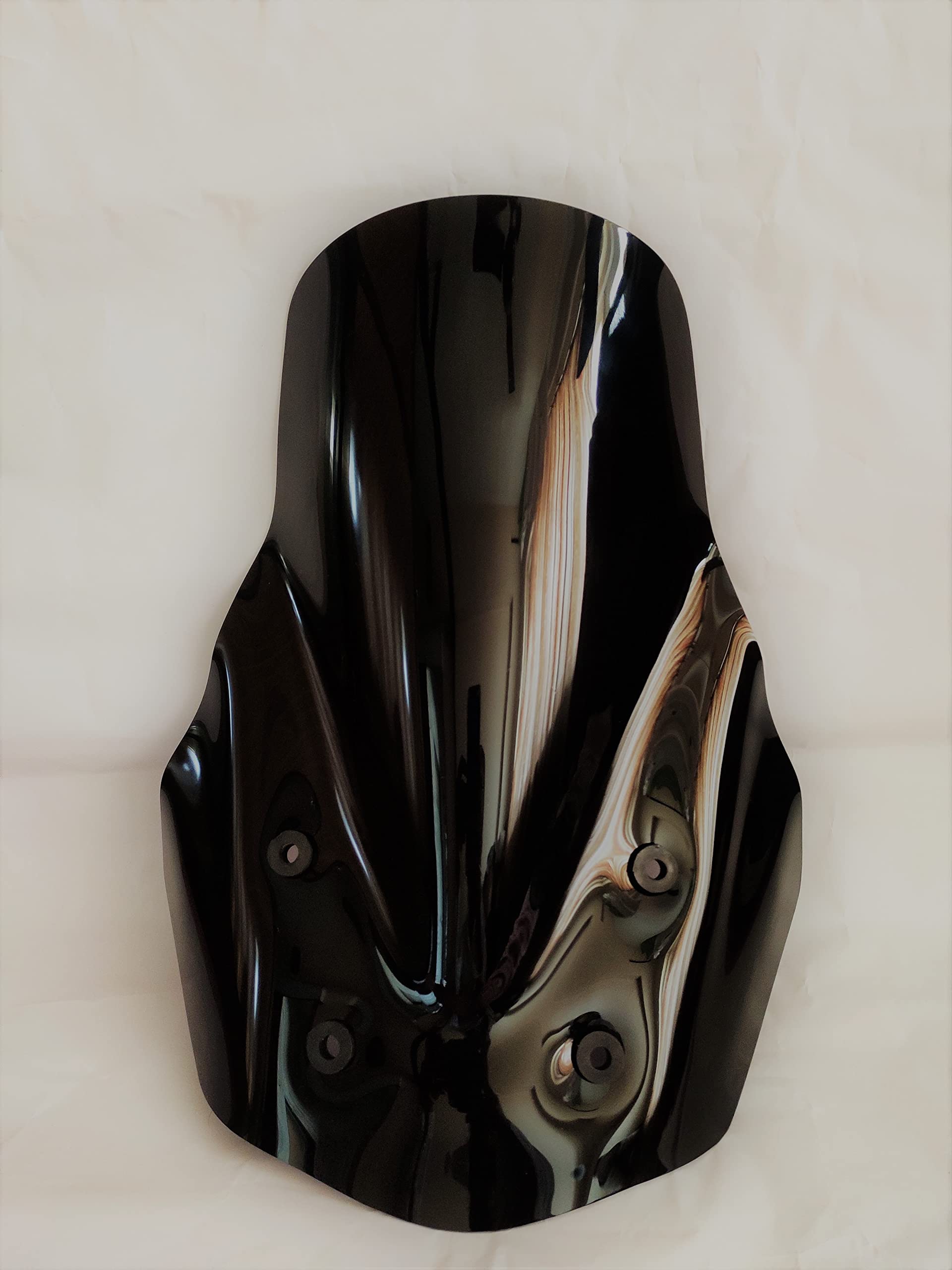 Am Auto Windshield for Burgman Street 125 BS6(Black)