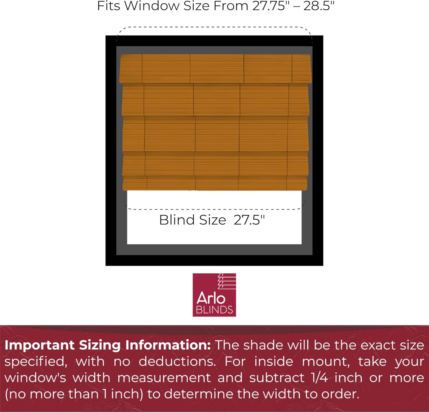 similar to arlo blinds sheer bamboo roman shades with valance - whitewash, 27.5\" w x 60\" h - light filtering cordless blinds for interior windows - real natural bamboo material - mounting hardware included 27.5\"w x 60\"h whitewash