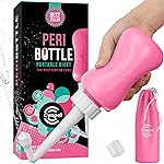 Cynpel Peri Bottle - Postpartum and Perineal Care - Portable Travel Bidet Sprayer for Women or Men - Handheld Jet Spray Bottle for Toilet - New Mom After Birth Recovery Essentials