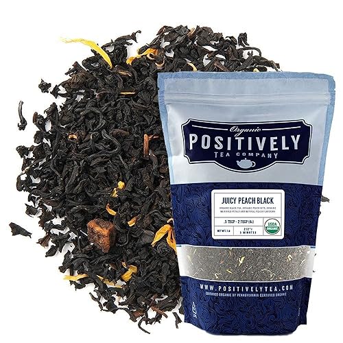 Bolsas de hojas sueltas para té. Orgánicas por USDA. Positively Tea LLC.